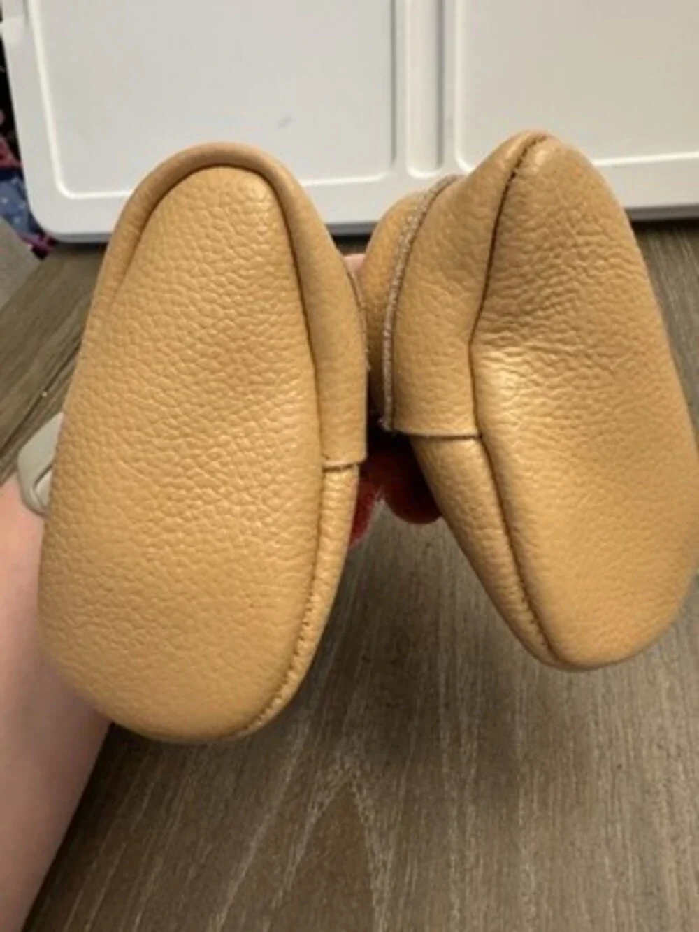 Baby Toddler Christmas Reindeer Slip-On Shoes Leather